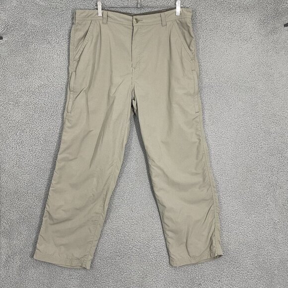 REI Pants Men 38x30 Tan Outdoor Hiking UPF50+ - Picture 1 of 11